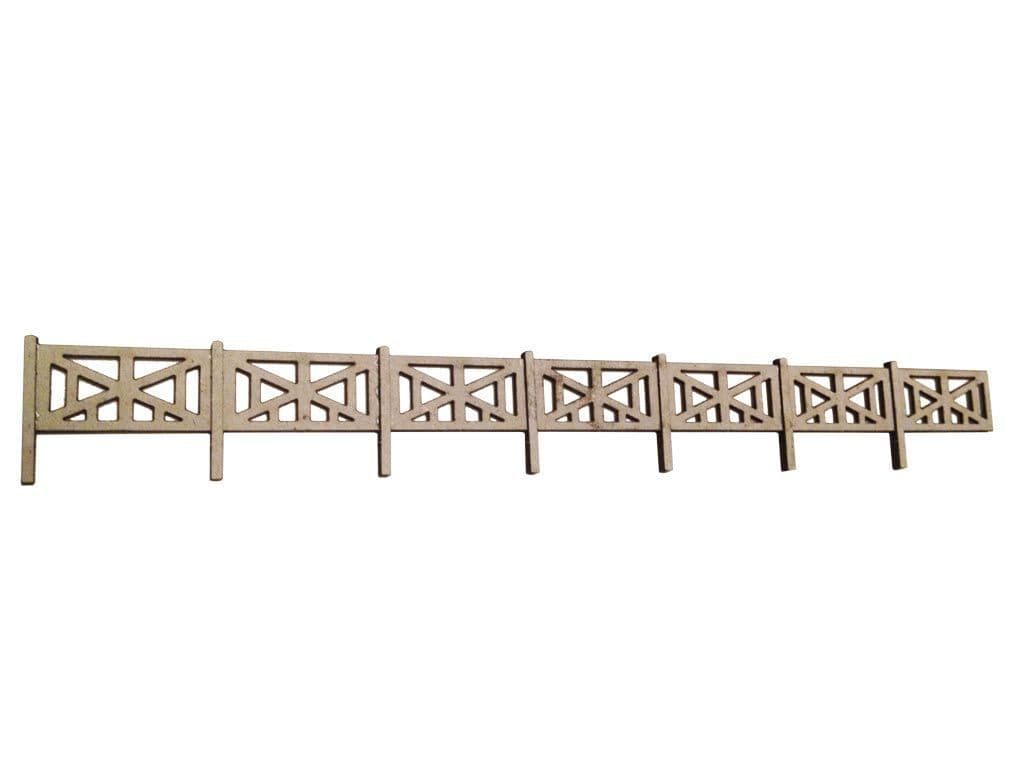 LX019-OO Laser Cut Concrete Tramline Fencing (Blackpool) OO/4mm/1:76
