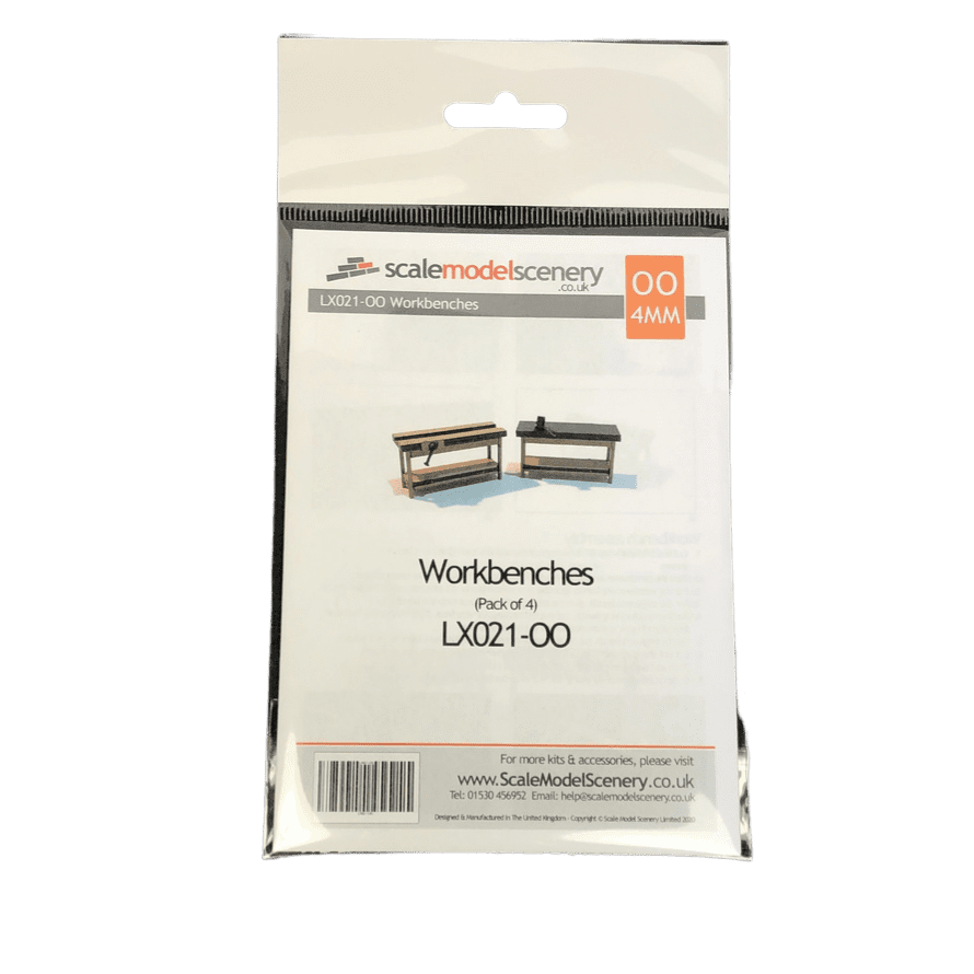 LX021-OO Workbenches OO/4mm/1:76