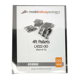 LX022-OO Laser Cut 4ft Pallets (Pack of 12) OO/4mm/1:76
