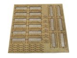 LX023-50 Laser Cut Roadworks Safety Barriers (Pack of 16) - 1:50