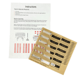 LX023-OO Laser Cut Roadworks Safety Barriers (Pack of 16) OO/4mm/1:76