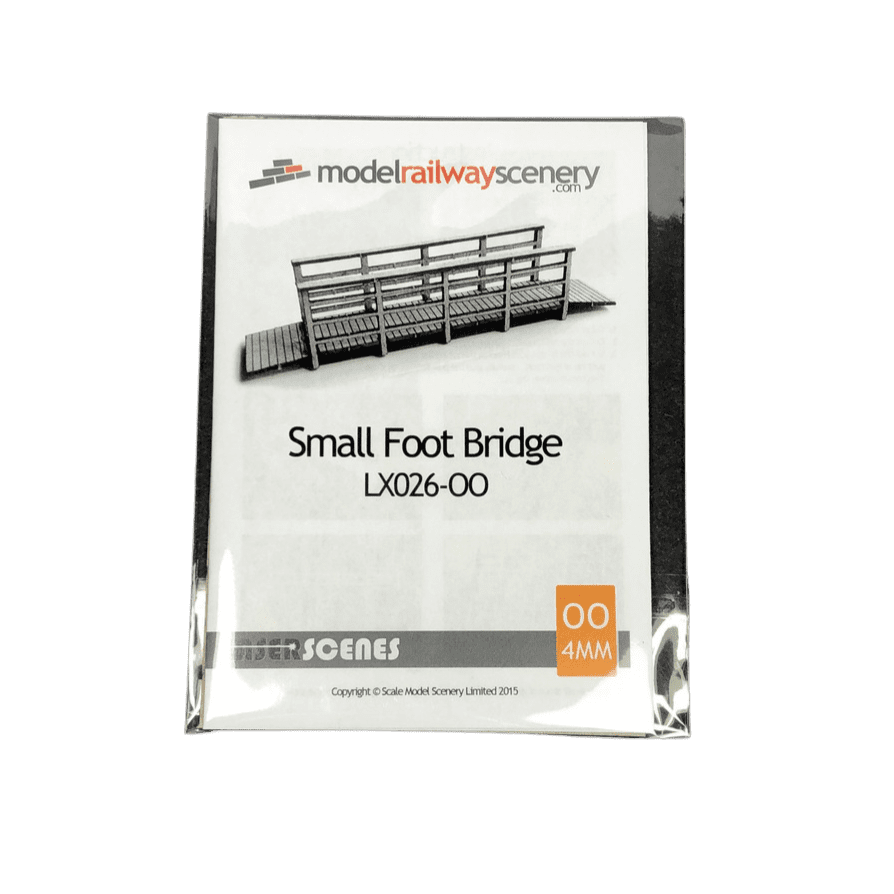 LX026-OO Laser Cut Small Footbridge OO/4mm/1:76