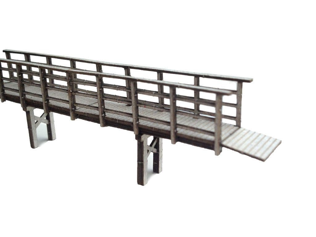 LX027-OO Laser Cut Small Footbridge Extension OO/4mm/1:76