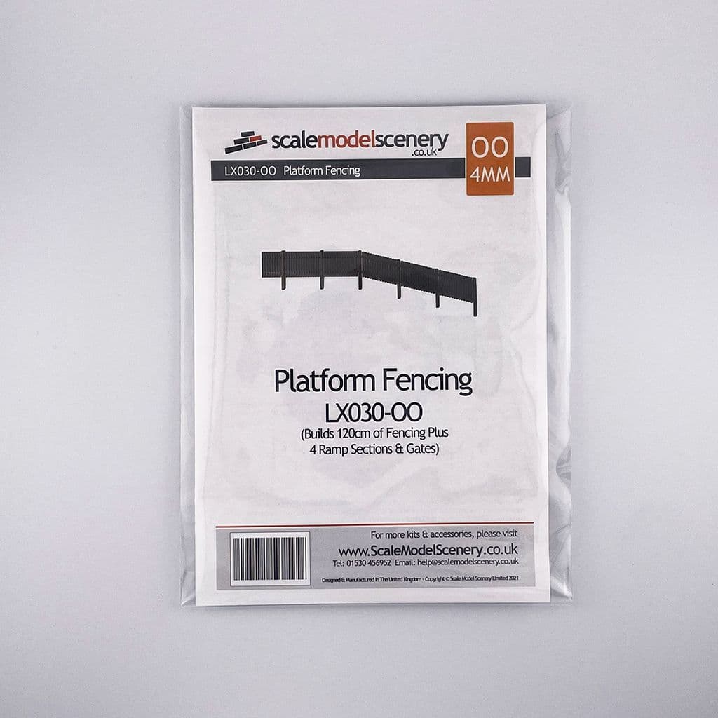 LX030-OO Laser Cut Platform Fencing OO/4mm/1:76