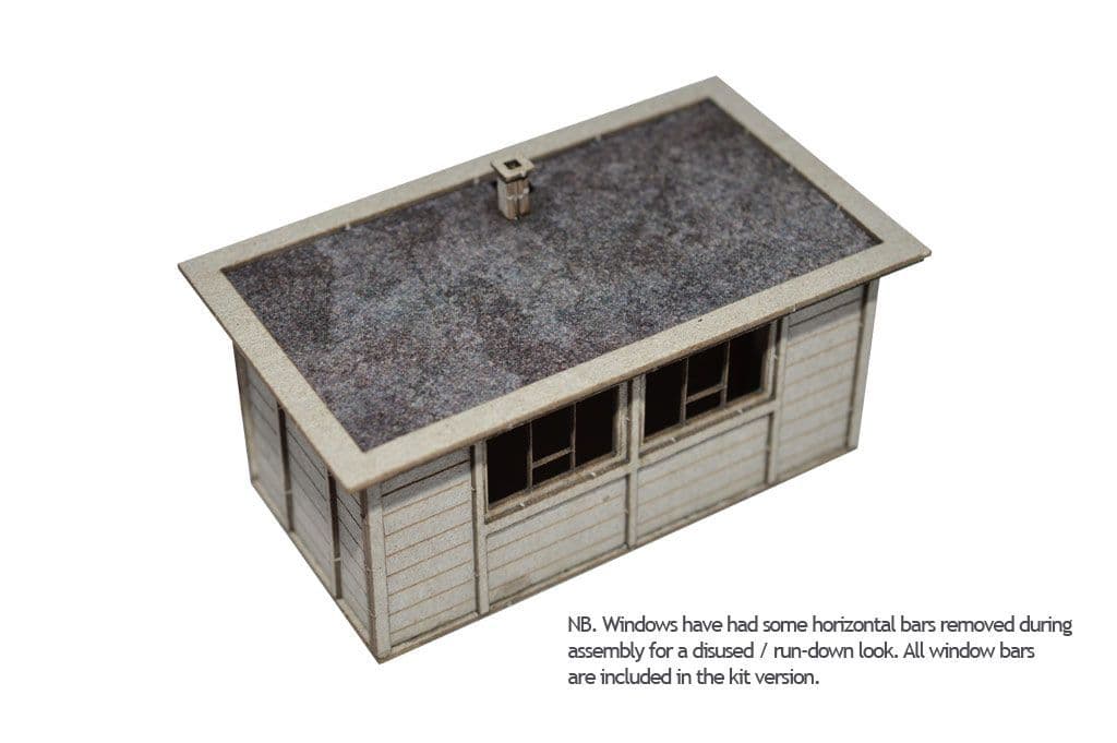LX032-OO Laser Cut LNER Sectional Concrete Hut (Pack of 2) OO/4mm/1:76