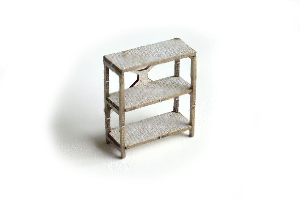 LX034-N Laser Cut Workshop Shelving N/2mm/1:148