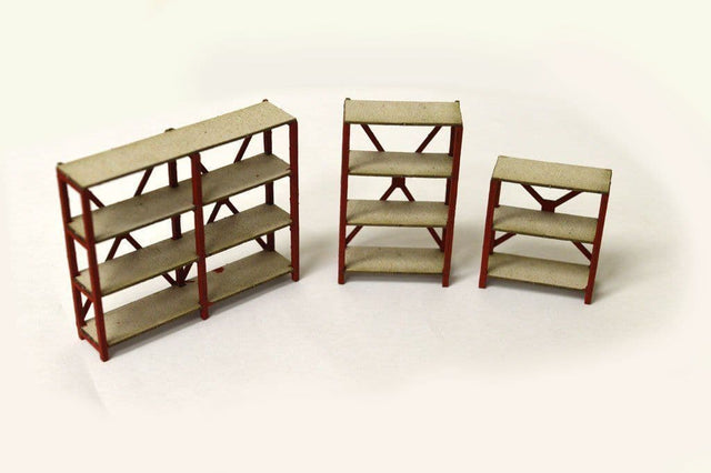 LX034-O Laser Cut Workshop Shelving O/7mm/1:43