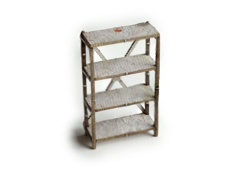 LX034-O Laser Cut Workshop Shelving O/7mm/1:43