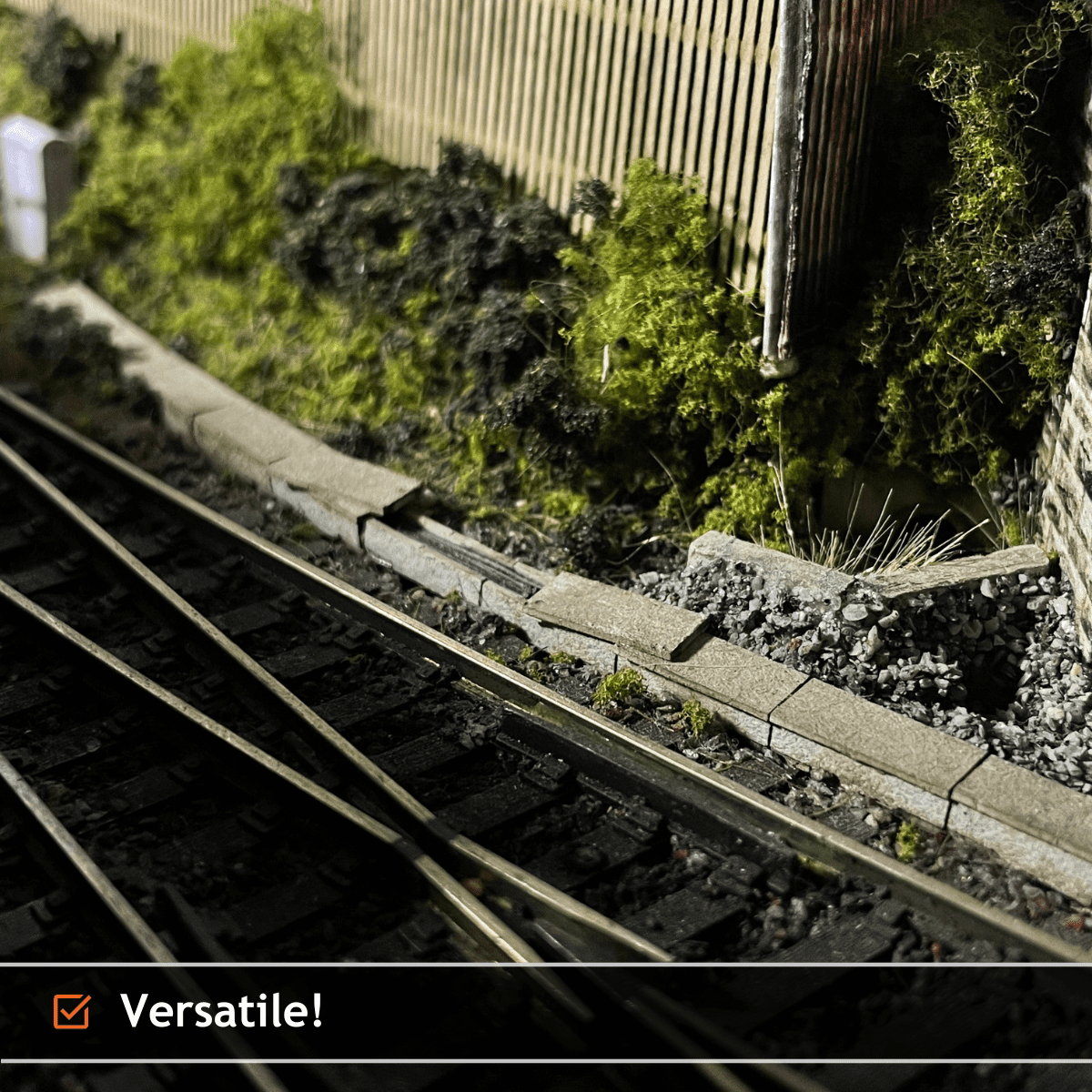 LX035-OO Laser Cut Concrete Lineside Trunking OO/4mm/1:76