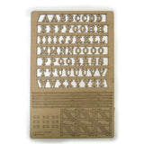 LX037-12mm Laser Cut Lettering 12mm