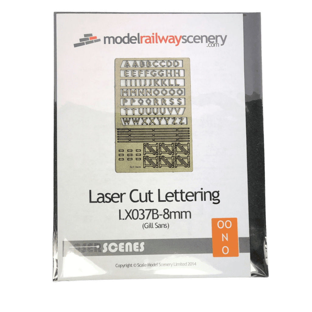 LX037-8mm Laser Cut Lettering 8mm