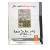 LX037-8mm Laser Cut Lettering 8mm