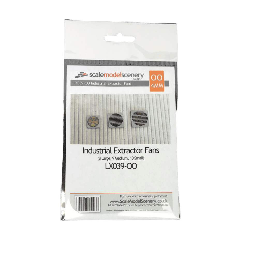 LX039-OO Laser Cut Industrial Extractor Fans (Pack of 27) OO/4mm/1:76