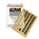 LX043-OO Laser Cut Pedestrian Railings With Sight Gap OO/4mm/1:76