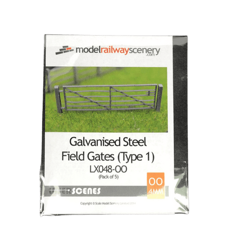 LX048-OO Laser Cut Galvanised Steel Field Gates (Type 1) OO/4mm/1:76
