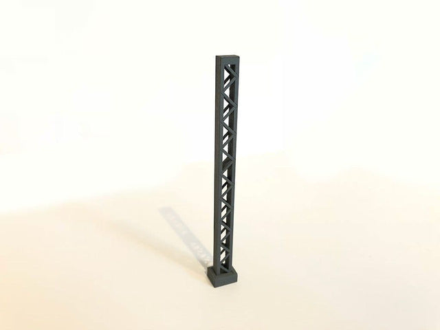 LX050-OO Laser Cut Lattice Catenary OHLE Masts (Pack B) OO/4mm/1:76