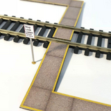 LX051-OO Foot Crossing/Pedestrian Level Crossing/Anti-Slip Walkway OO/4mm/1:76