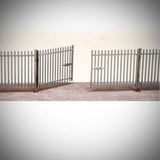 LX055-50 Laser Cut 2m Palisade Security Fencing & Gates 1:50