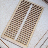LX058-72 Laser Cut 4ft Wooden Fence Posts 1:72
