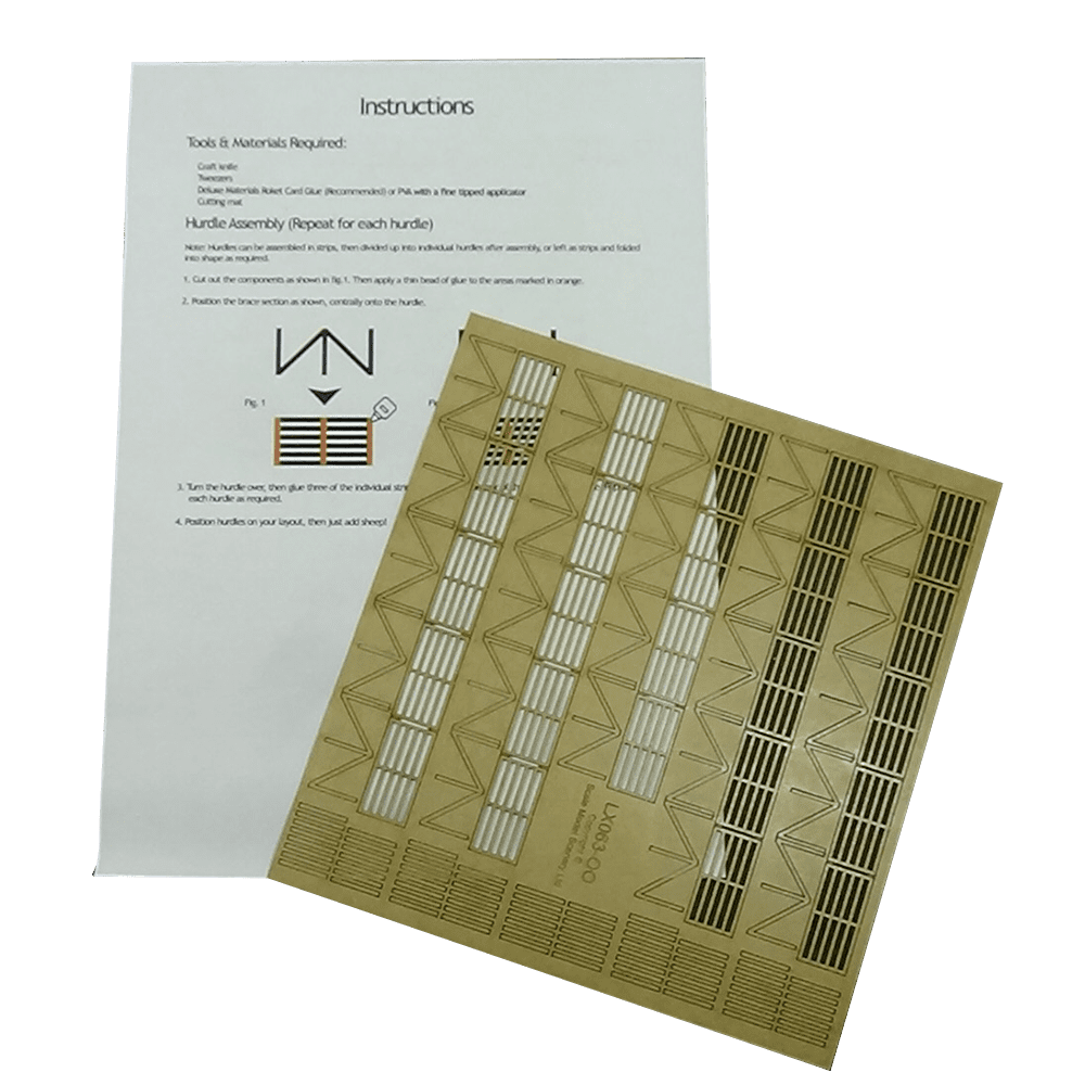 lhcot ୨୧ページ LX063-OO Laser Cut Sheep Hurdles/Pens OO/4mm/176 – Scale Model Scenery