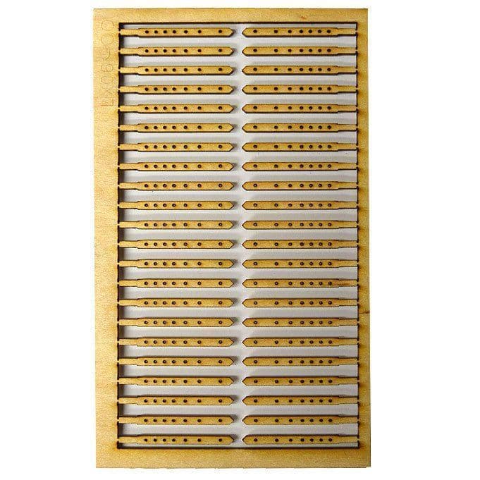 LX065-OO Laser Cut 5ft GWR Fence Posts OO/4mm/1:76