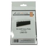 LX065-OO Laser Cut 5ft GWR Fence Posts OO/4mm/1:76