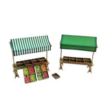 LX067-OO Market Stalls (Pack of 4) OO/4mm/1:76
