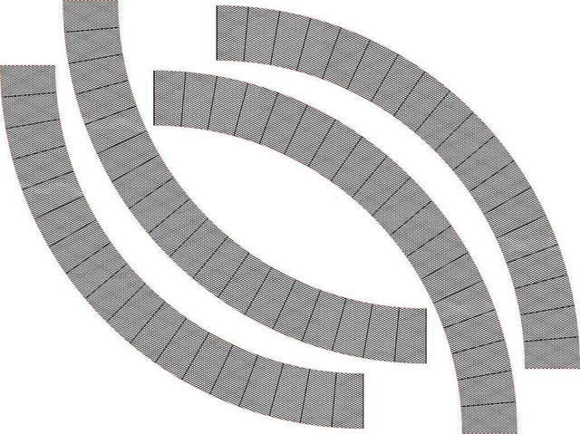 LX069-OO Diamond Plate Turntable Surround OO/4mm/1:76