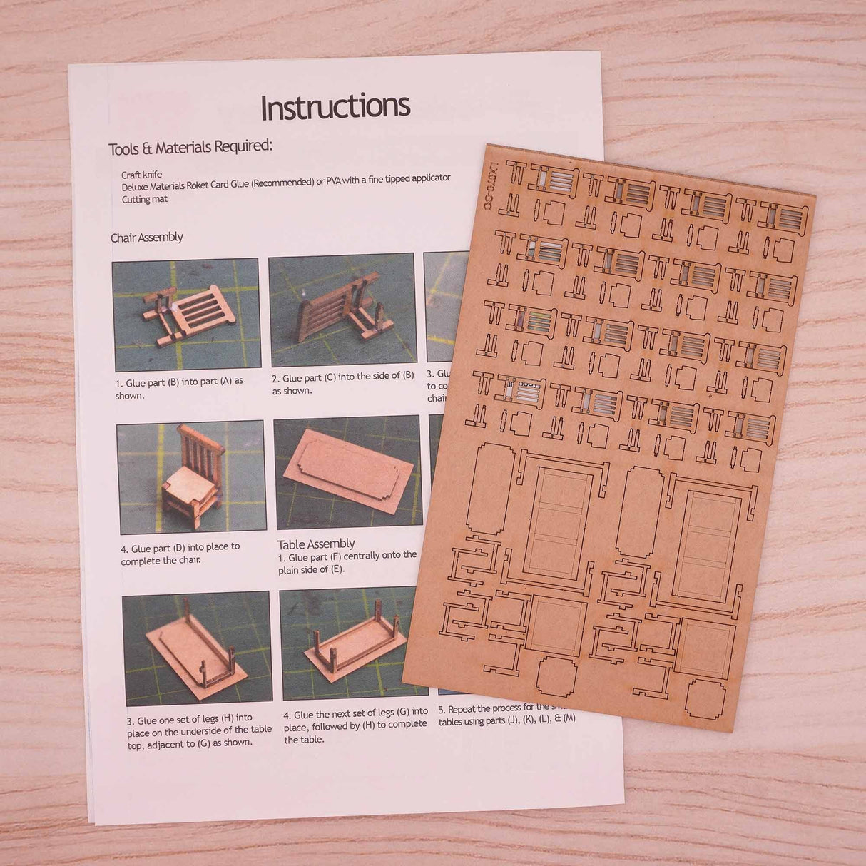 LX070-OO Tables & Chairs OO/4mm/1:76