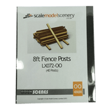 LX072-OO Laser Cut 32mm Fence Posts (Pack of 40) OO/4mm/1:76