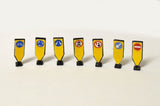 LX073-OO Laser Cut Modern Traffic Bollard (Pack of 12) OO/4mm/1:76
