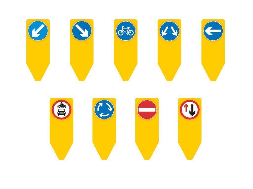 LX073-OO Laser Cut Modern Traffic Bollard (Pack of 12) OO/4mm/1:76
