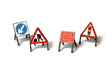 LX074-O Laser Cut Temporary Road Signs (Pack of 16) O / 7mm / 1:43