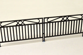 LX075-O Laser Cut Decorative Wrought Iron Railings O/7mm/1:43