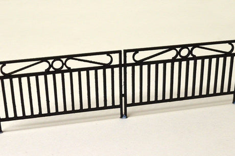 LX075-O Laser Cut Decorative Wrought Iron Railings O/7mm/1:43