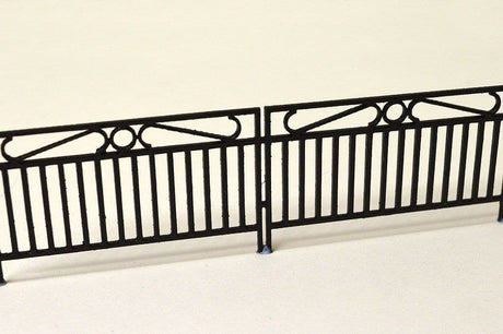 LX075-OO Laser Cut Decorative Wrought Iron Railings OO/4mm/1:76
