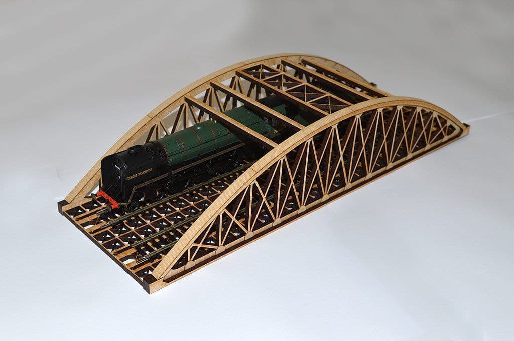 LX076-OO Double Track Bowstring Bridge OO/4mm/1:76