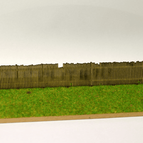 LX077-120 Laser Cut Old Wooden Fencing For TT:120