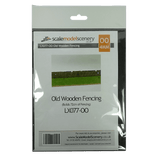 LX077-OO Laser Cut Old Wooden Fencing OO/4mm/1:76