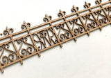 LX078-O Laser Cut Decorative GWR Roof-Top Railings O/7mm/1:43