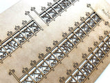 LX078-O Laser Cut Decorative GWR Roof-Top Railings O/7mm/1:43