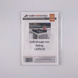LX078-OO Laser Cut Decorative GWR Roof-Top Railings OO/4mm/1:76