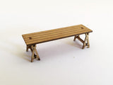 LX079-OO Wooden Trestle Tables (Pack of 10) OO/4mm/1:76