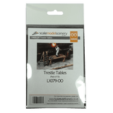 LX079-OO Wooden Trestle Tables (Pack of 10) OO/4mm/1:76