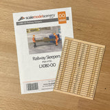 LX080-OO Railway Sleepers OO/4mm/1:76