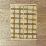 LX080-OO Railway Sleepers OO/4mm/1:76
