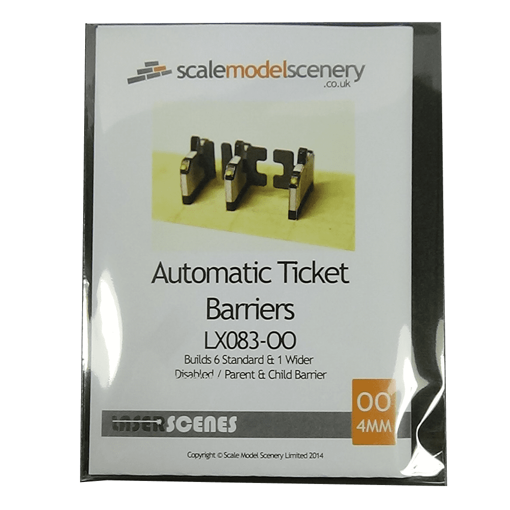 LX083-OO Automatic Ticket Barriers (Pack of 7) OO/4mm/1:76