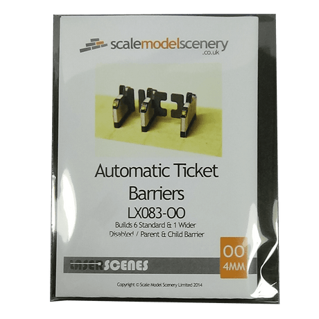 LX083-OO Automatic Ticket Barriers (Pack of 7) OO/4mm/1:76