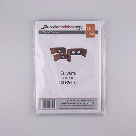 LX086-OO Culverts (Pack of 6) OO/4mm/1:76