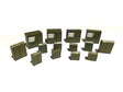 LX088-OO Roadside Equipment Cabinets (Pack of 14) OO/4mm/1:76